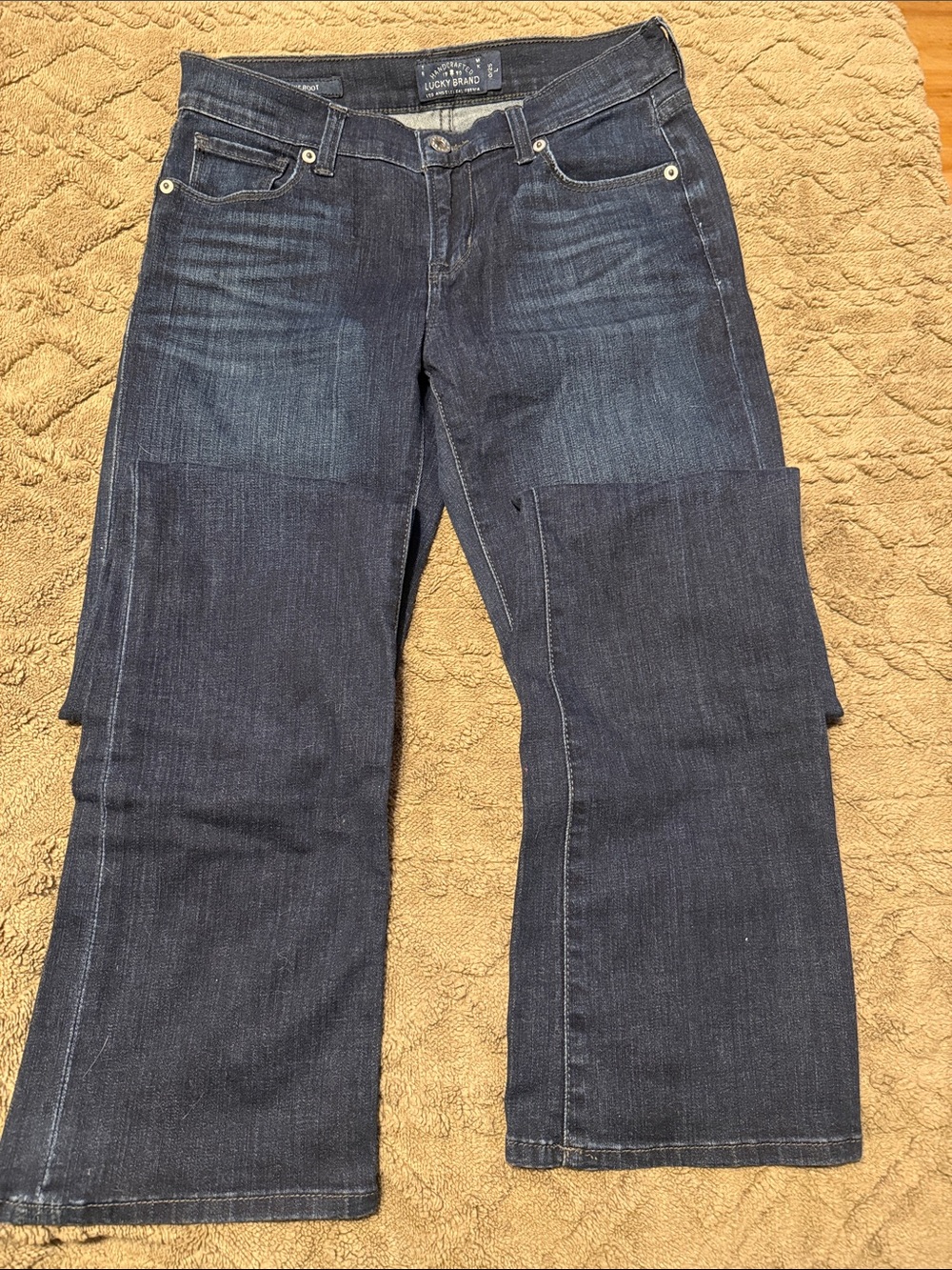 Lucky Brand Dark Blue Wide Leg Jeans